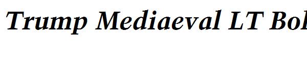 Trump Mediaeval LT Bold Italic