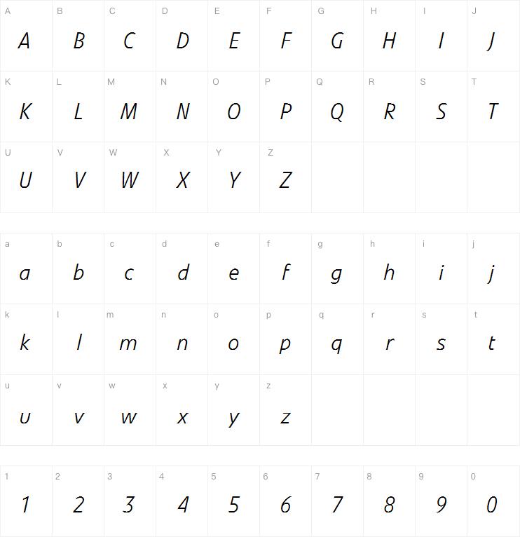 Veto Com Light Italic