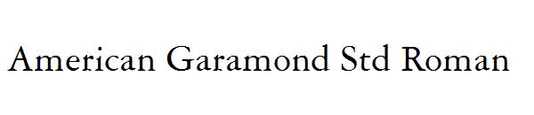 American Garamond Std Roman
