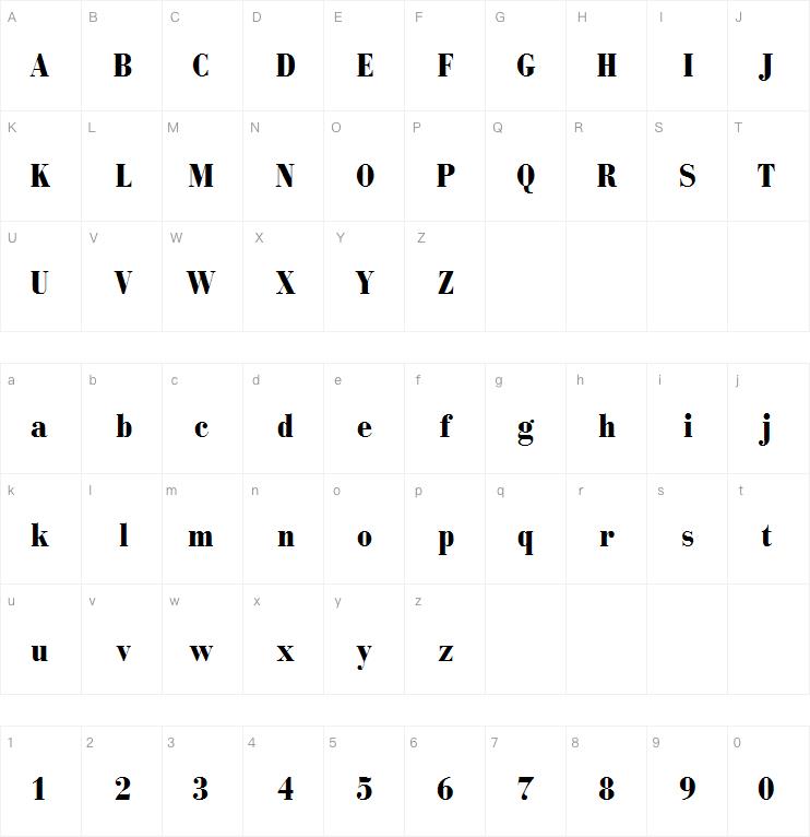 Bauer Bodoni Std Black Condensed