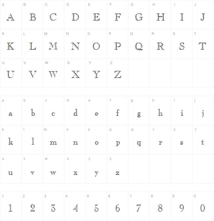 Caslon Open Face Regular
