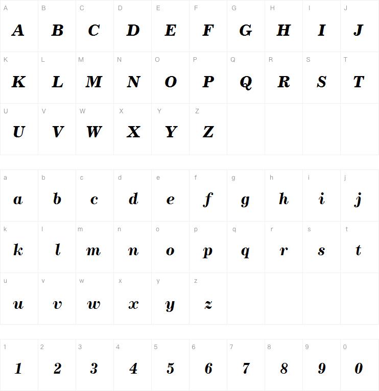 Century 731 Std Bold Italic