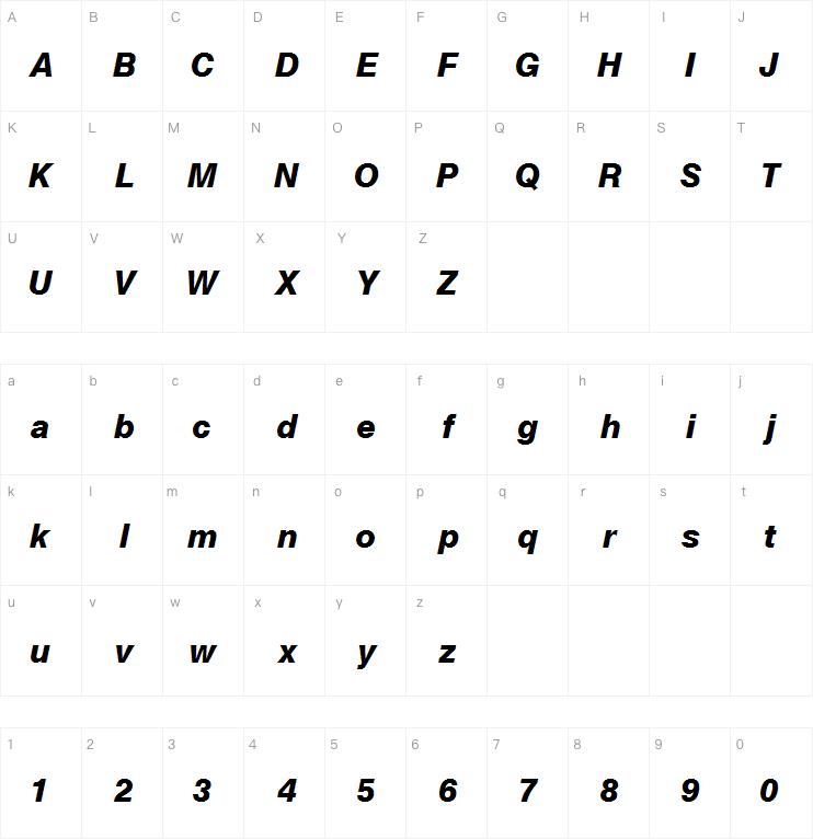 CG Triumvirate Heavy Italic