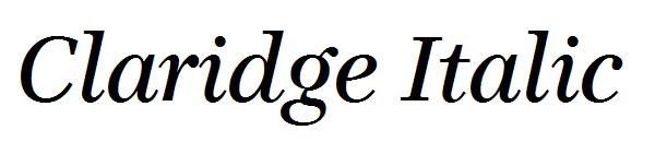 Claridge Italic