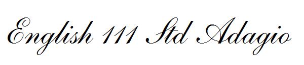 English 111 Std Adagio