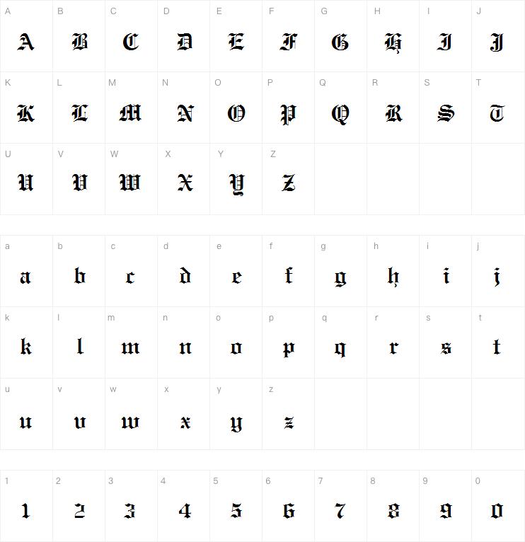 Engravers Old English BT Std Bold