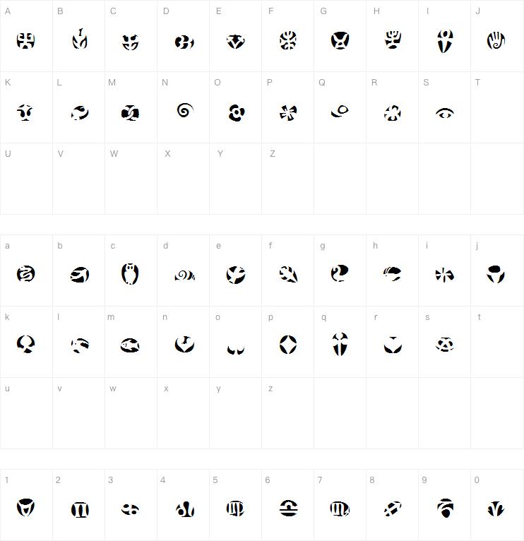 Frutiger Symbols Std Negativ