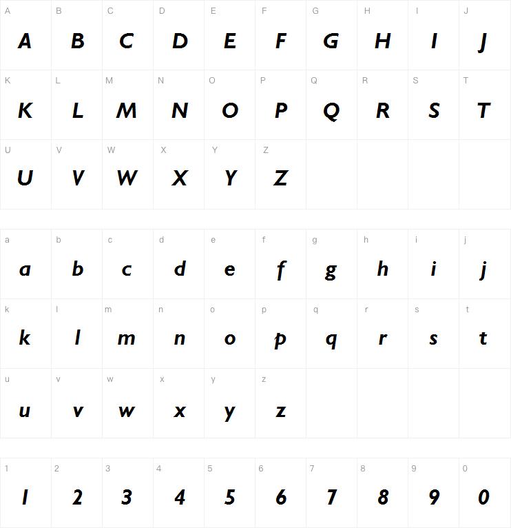 Humanist 521 Std Bold Italic
