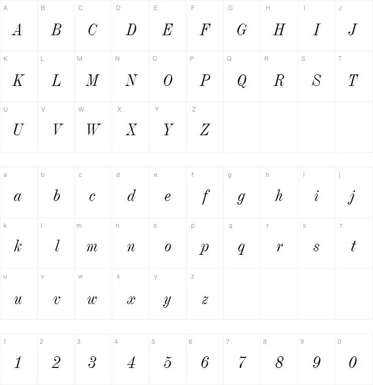 Industrial 736 Std Italic