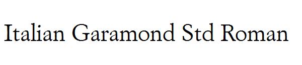 Italian Garamond Std Roman