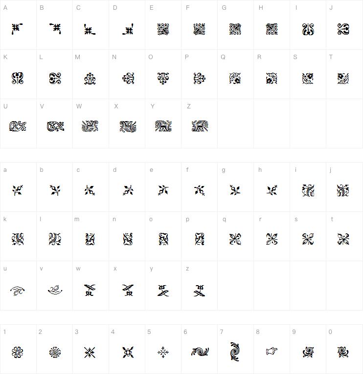ITC Founders Caslon Std Ornaments