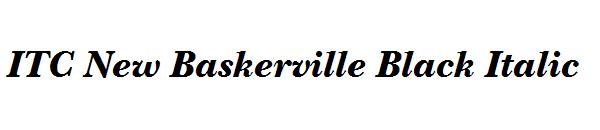 ITC New Baskerville Black Italic