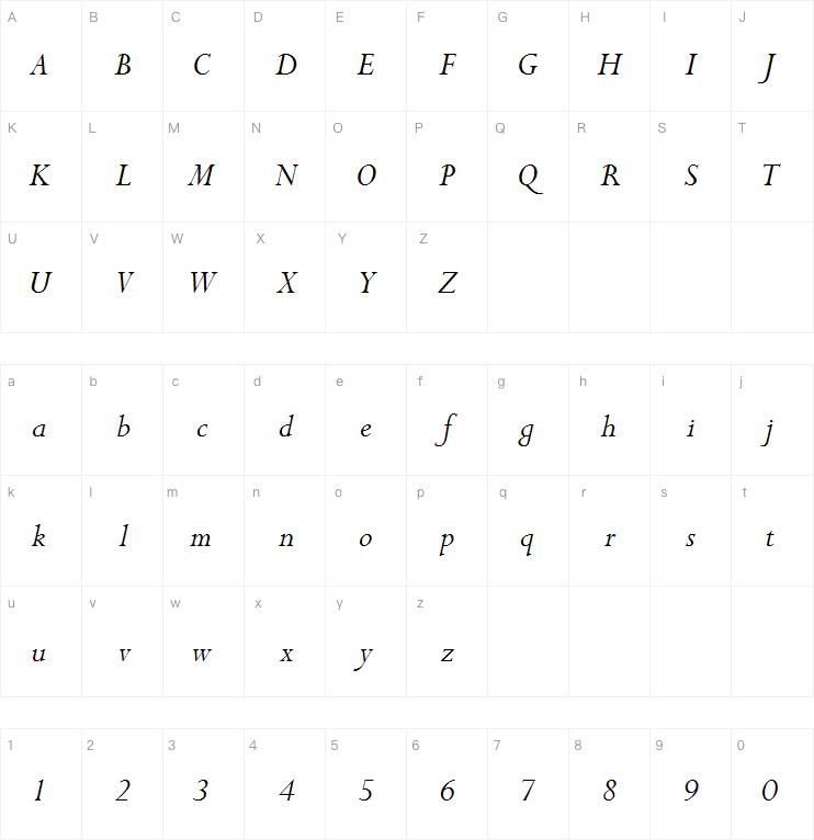 Lapidary 333 Std Italic