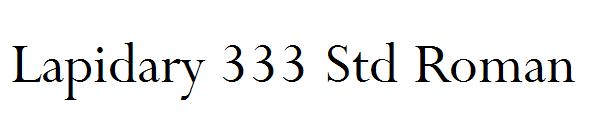 Lapidary 333 Std Roman