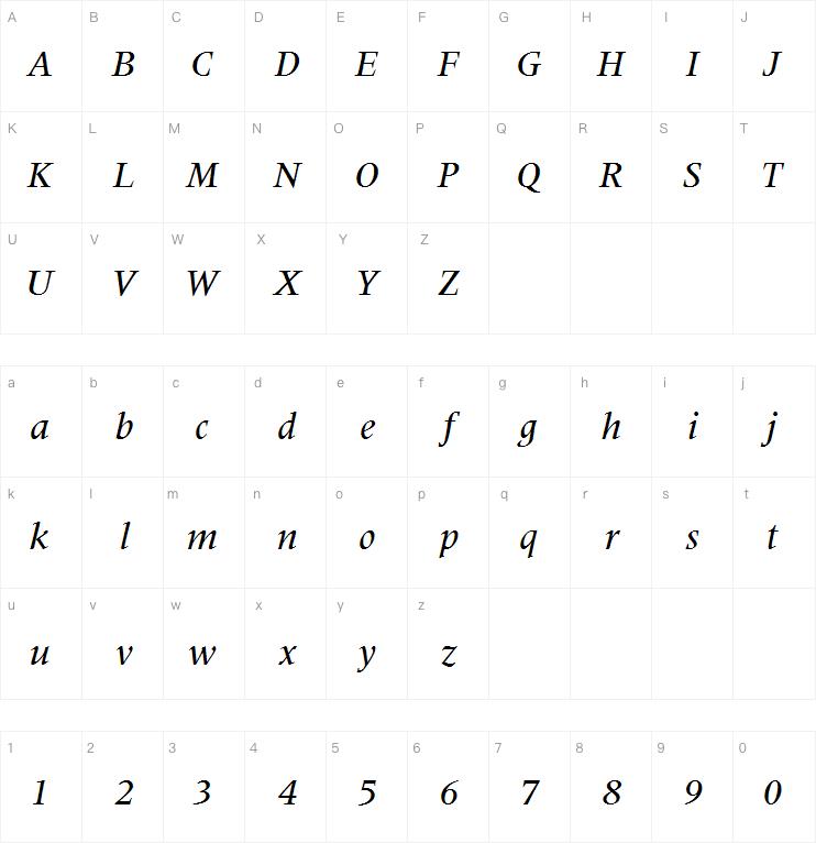 Latin 725 Std Medium Italic