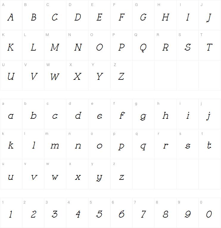 Linotype Rough Com Medium Italic