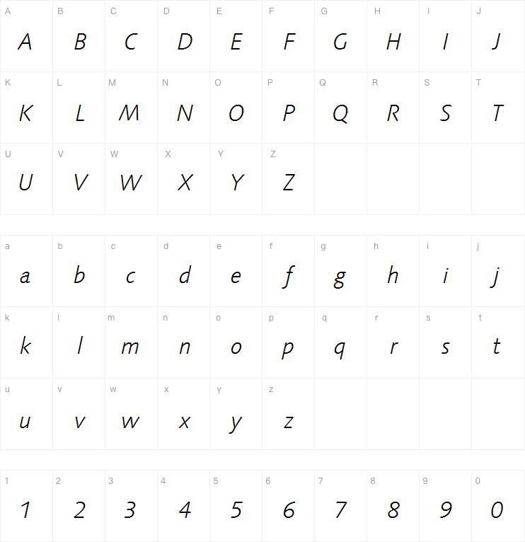 Linotype Syntax Com Light Italic