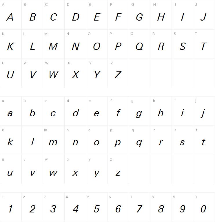 Linotype Univers Com 431 Basic Regular Italic