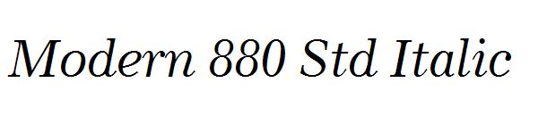 Modern 880 Std Italic