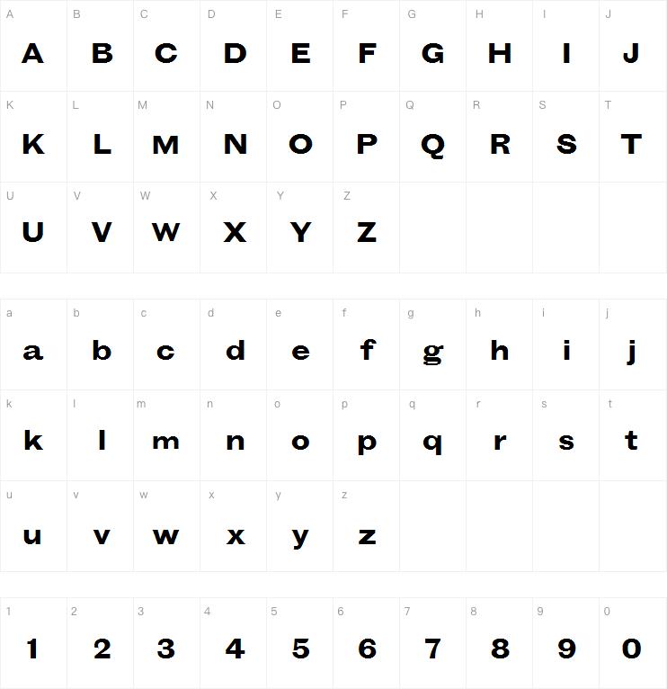 Monotype Grotesque Bold Extended