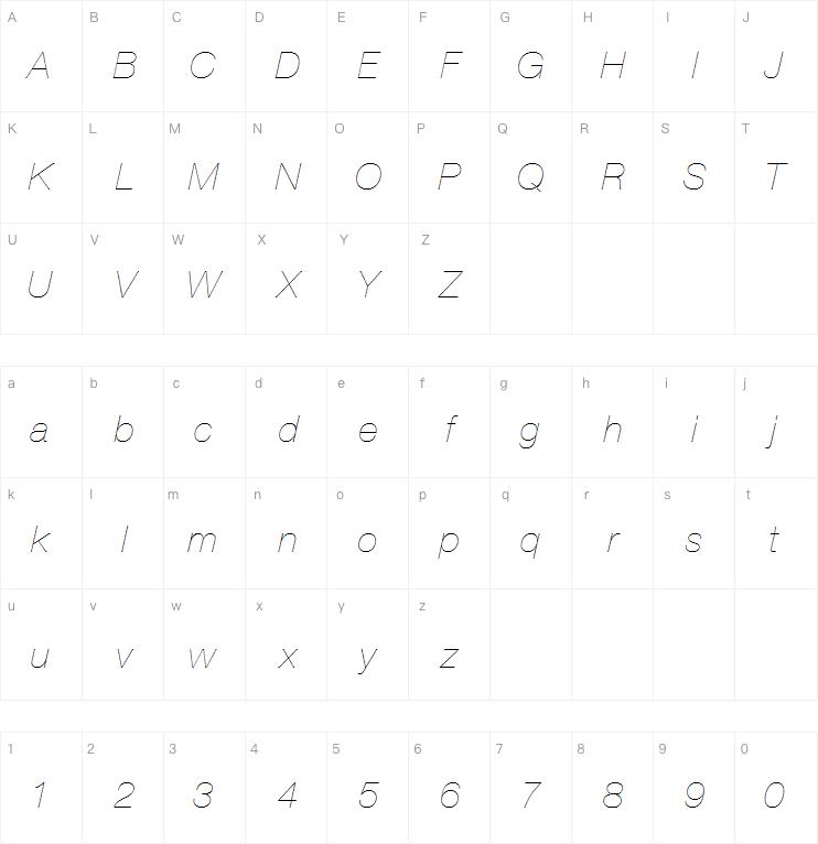 Neue Helvetica Com 26 Ultra Light Italic
