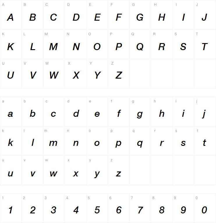 Neue Helvetica Com 66 Medium Italic