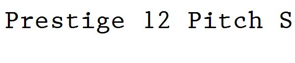 Prestige 12 Pitch Std Roman