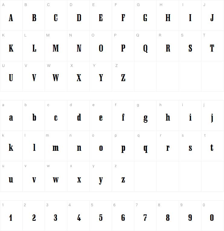 Schadow Std Black Condensed