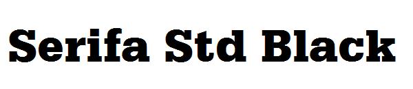 Serifa Std Black