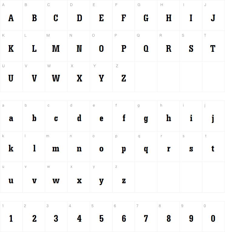 Serifa Std Bold Condensed