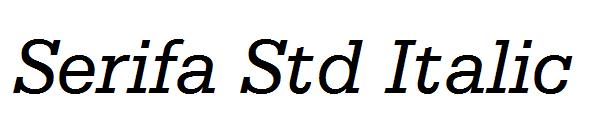 Serifa Std Italic