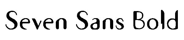 Seven Sans Bold