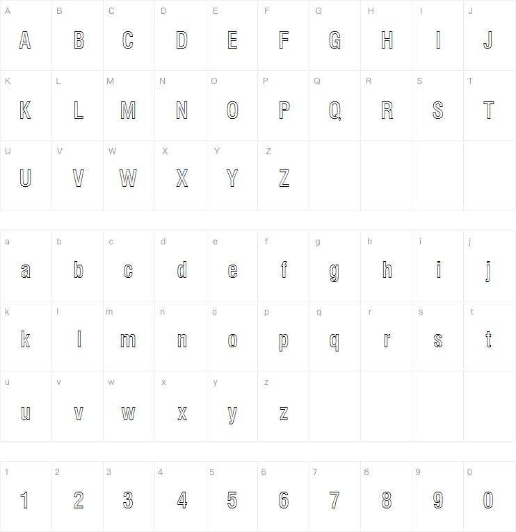Swiss 721 Std Bold Condensed Out