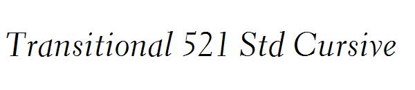 Transitional 521 Std Cursive