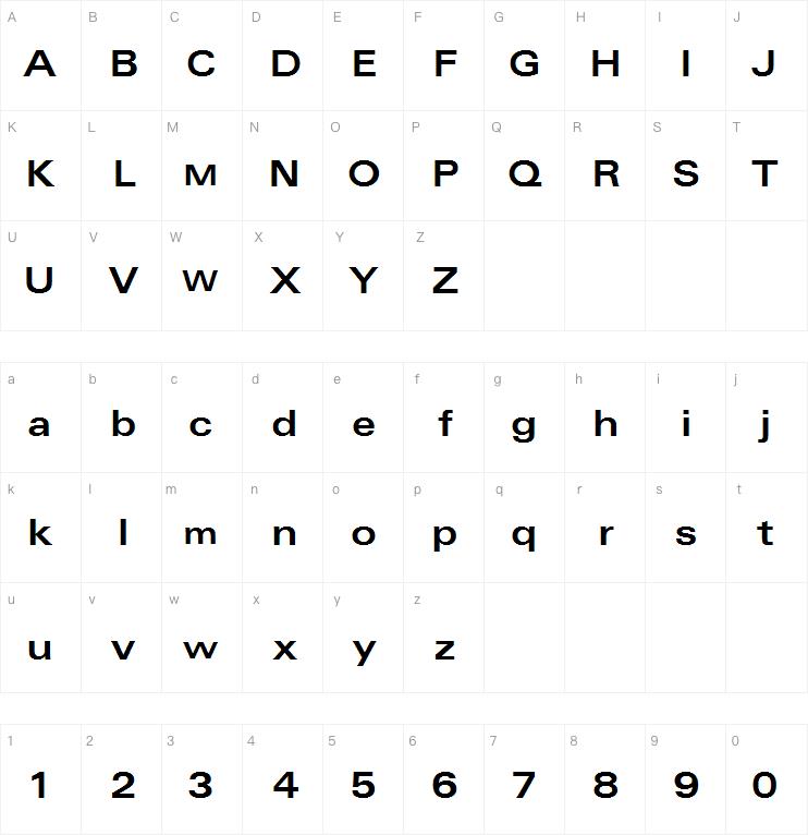 Zurich Std Bold Extended
