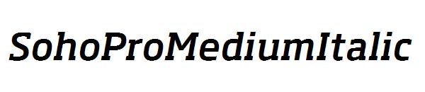 SohoProMediumItalic