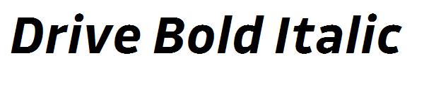 Drive Bold Italic