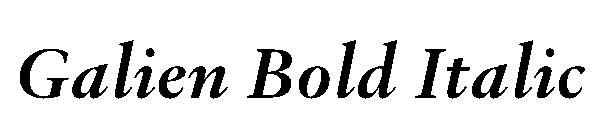 Galien Bold Italic