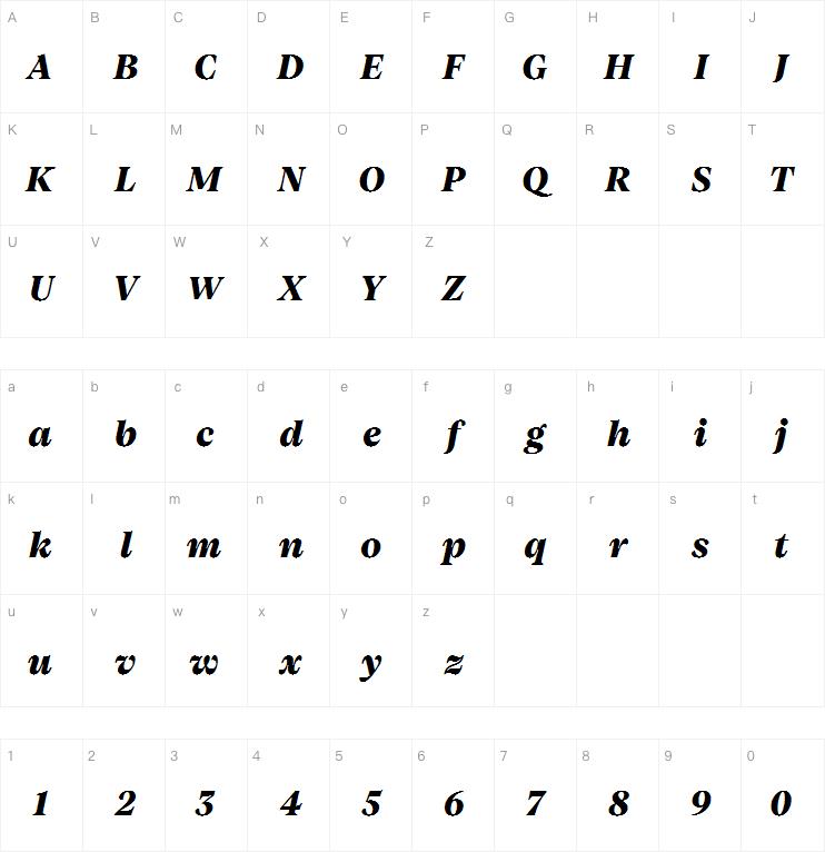 Vesterbro Extrabold Italic