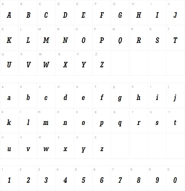 Belarius Serif Narrow Semibold Oblique