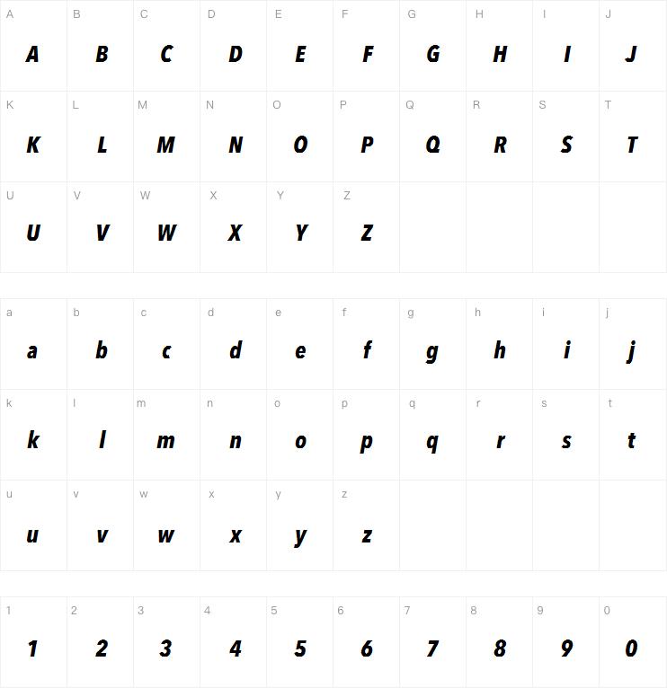 Avenir Next W1G Condensed ExtraB