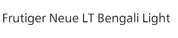 Frutiger Neue LT Bengali Light