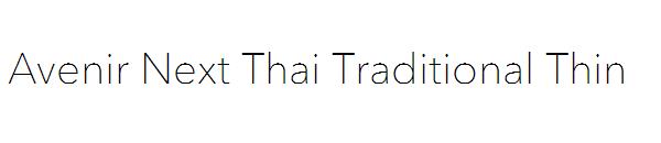 Avenir Next Thai Traditional Thin