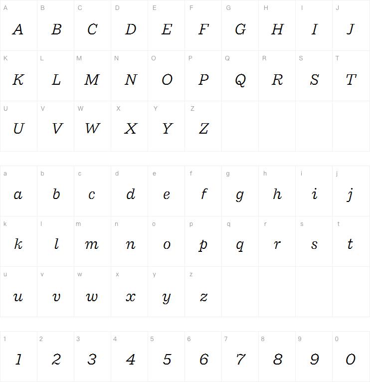 Macklin Slab Italic