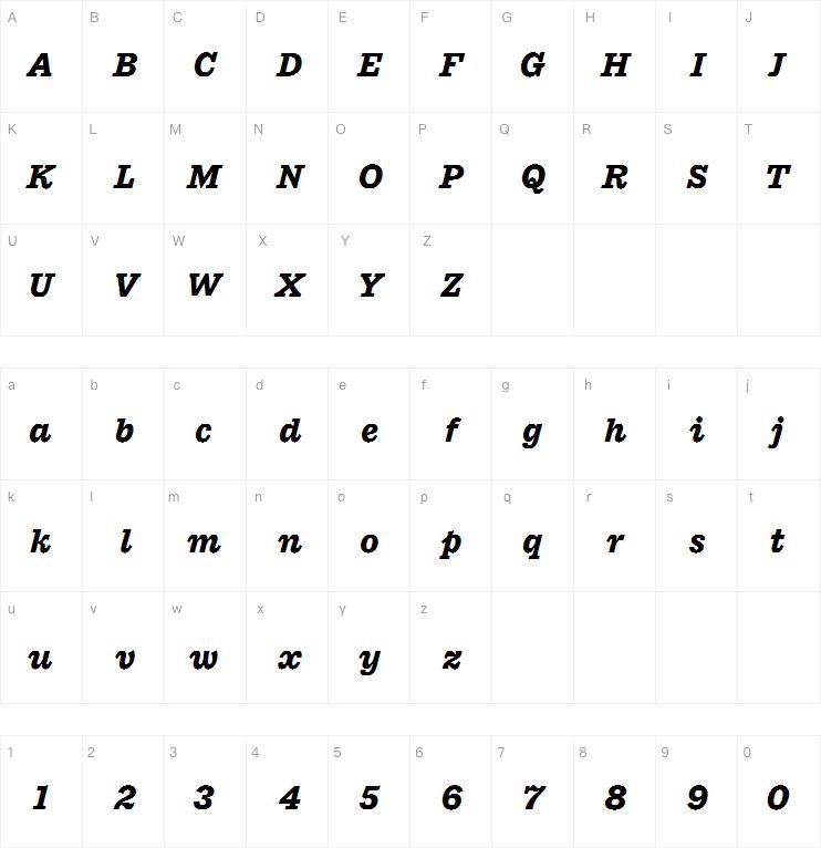 Macklin Slab ExtraBold Italic