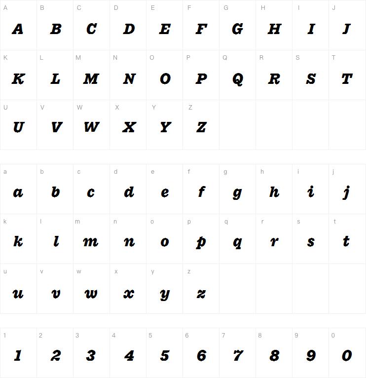 Macklin Slab Black Italic