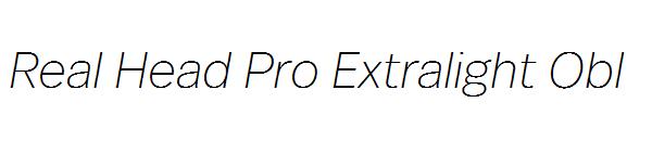 Real Head Pro Extralight Obl