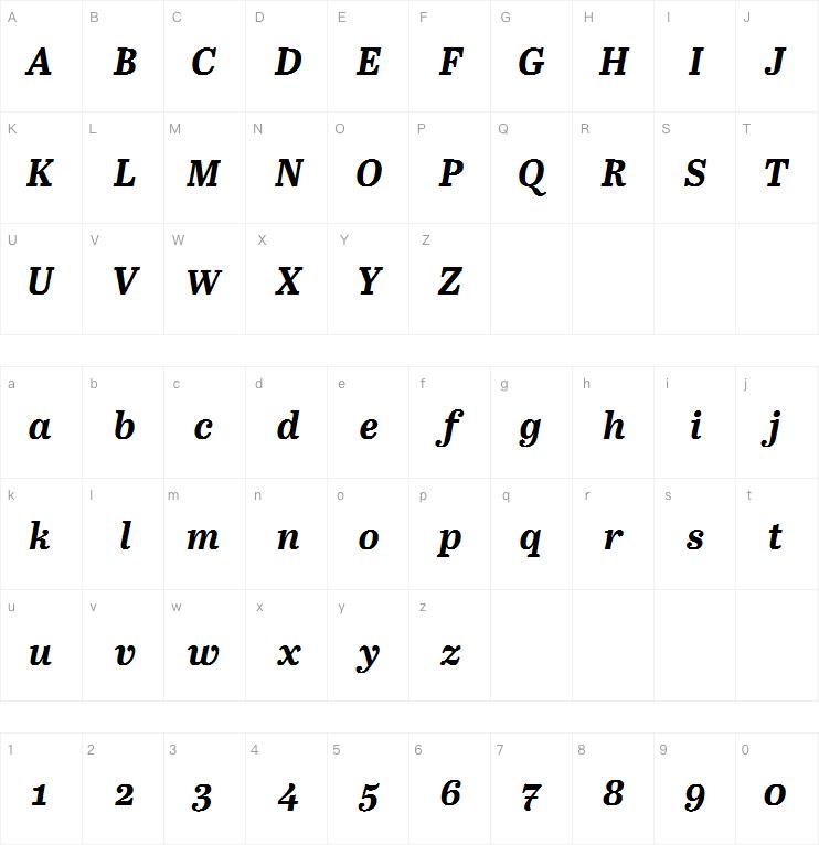 Abril Text Bold Italic