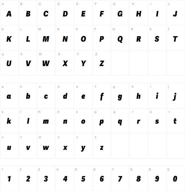 Adelle Sans Condensed Heavy Italic