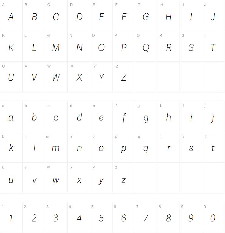 Adelle Sans Thin Italic